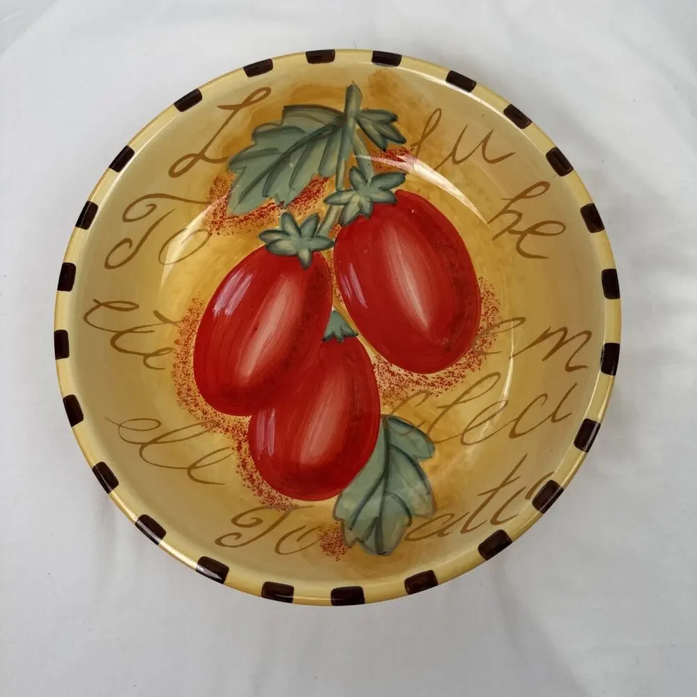 Certified International Vegetables Serving Bowl 9”